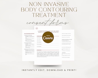 Edytowalny formularz zgody na nieinwazyjne zabiegi modelowania sylwetki