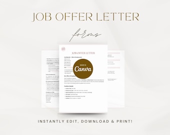Edytowalny wzór listu z ofertą pracy dla nowo zatrudnionego pracownika