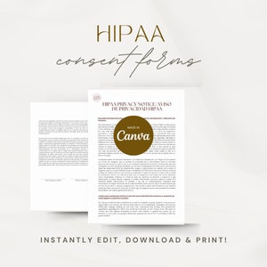 Editable HIPAA Consent Form