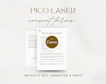 Editable Pico Laser Tattoo Removal Treatment Consent Form