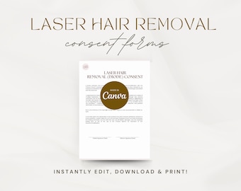 Edytowalny formularz zgody na depilację laserową