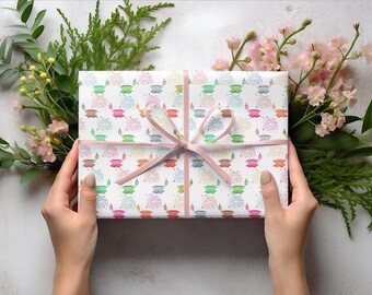 Set of 8 sheets - 19&#39;&#39;x29&quot; - Elegant Diwali Gift Wrapper - Colorful Diyas and Sparkles - Traditional Indian functions