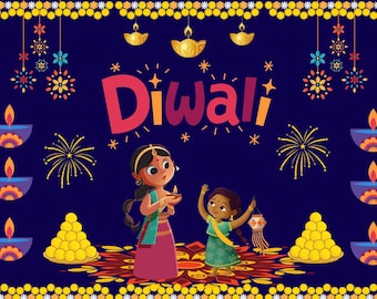 12 nos Diwali Sticker Puzzle for Kids