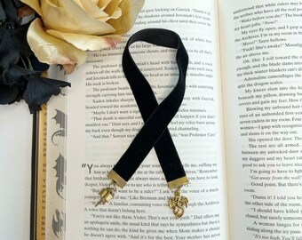 Fourth Wing Ribbon Bookmark