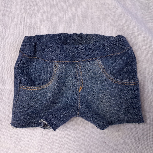 Cutoff Jean Shorts for 18 Inch Doll