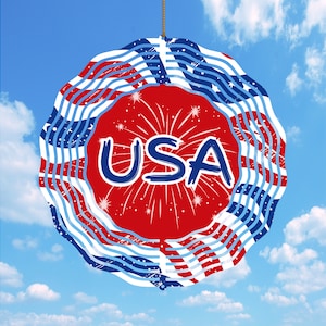 Patriot Wind Spinner Sublimation Design, USA Veteran Wind Spinner PNG, Sublimation Template for 4th of July Wind Spinner, Digital Download