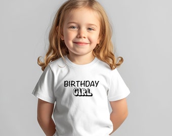 Birthday Toddler Girl Shirt, Birthday Party Girl Shirt, Personalized Birthday, Gift For Girl