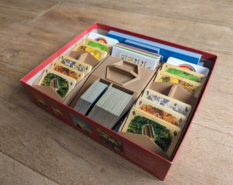 Settlers of Catan Box organiser  for Base + 5-6 Player Expansion. made for convenience.