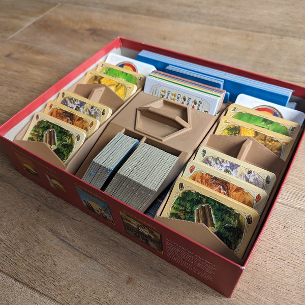 Settlers of Catan Box organiser  for Base + 5-6 Player Expansion. made for convenience.