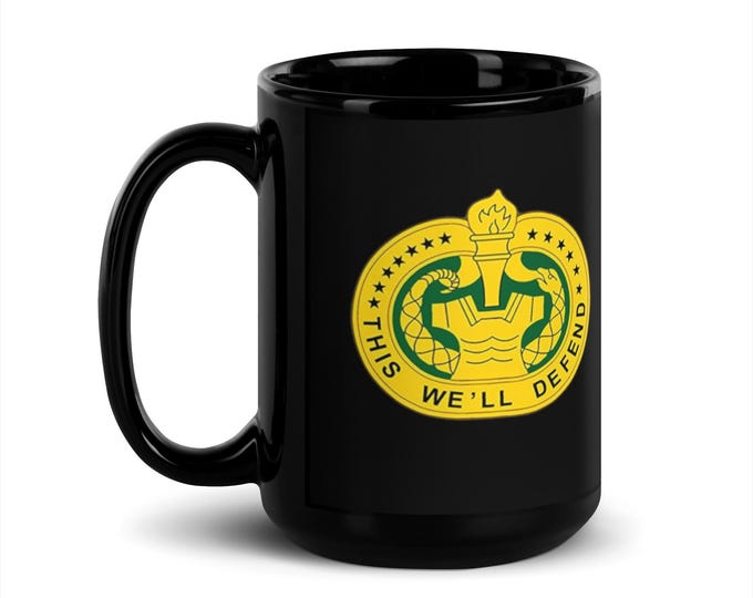 Drill Sergeant Badge Mug: US Army, “Pain Is Weakness” Military Gift