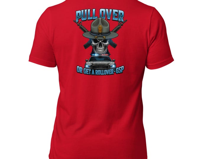 Georgia State Patrol T-Shirt: GSP Car Graphic, Police Humor Gift