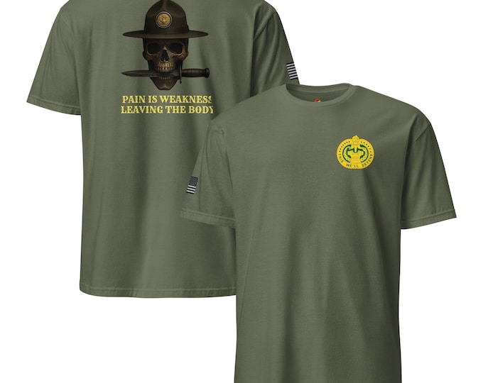 Army Drill Sergeant Pain Is Weakness Short-Sleeve Unisex T-Shirt