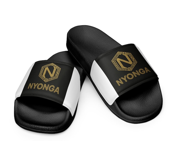 NYONGA Women’s Slides – Stylish All-Weather Non-Slip Summer Sandals for Beach, Shower, Indoor & Outdoor Comfort