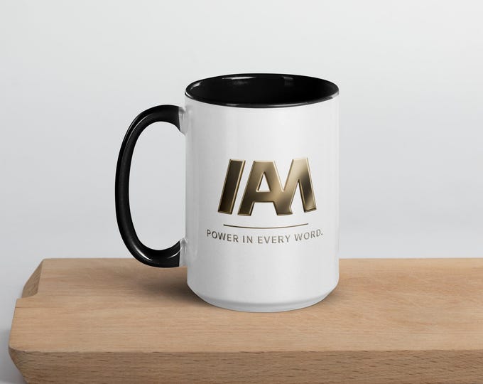I AM motivational Color‑Inside Ceramic Mug