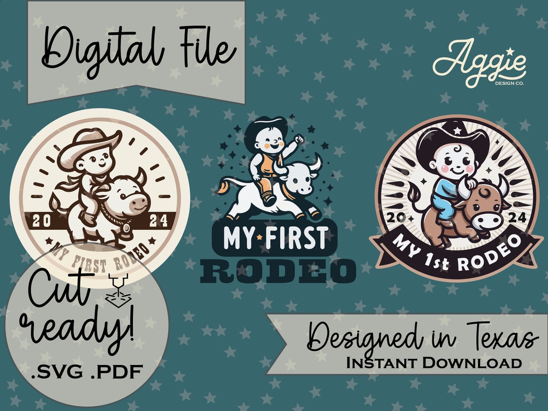First Rodeo Baby SVG, Shirt Design (digital Download) - Etsy