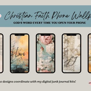 Wallpaper for IPHONE Digital File  Inspirational  | Be Still Bible Verse | Christian Phone Wallpaper | Instant Download Kit #2