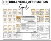 Bible Verse Affirmation Cards Printable Christian Affirmation Cards | You Are Who God Says You Are | Identity In Christ Bible Verses #2 Men