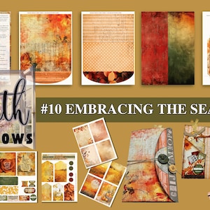 Faith Windows #10: devotionele herfstreis | Christelijke digitale ephemera voor junkjournaling en bijbelstudie
