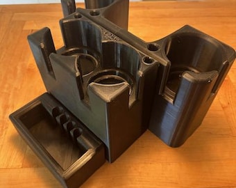 VW Vanagon Center Console (Automatic) - Basic Set Coin End Tray and Side Shifters - PETG