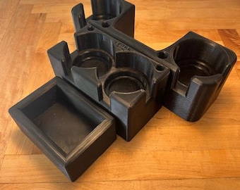 VW Vanagon Center Console (Manual) - Basic Set Small End Tray and Side Shifters - PETG