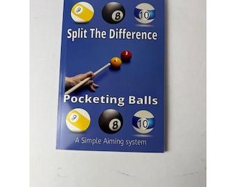 Split the Difference Pool Training Guide | Pocketing Balls Practice Aid | Billiards Gift for Pool Players