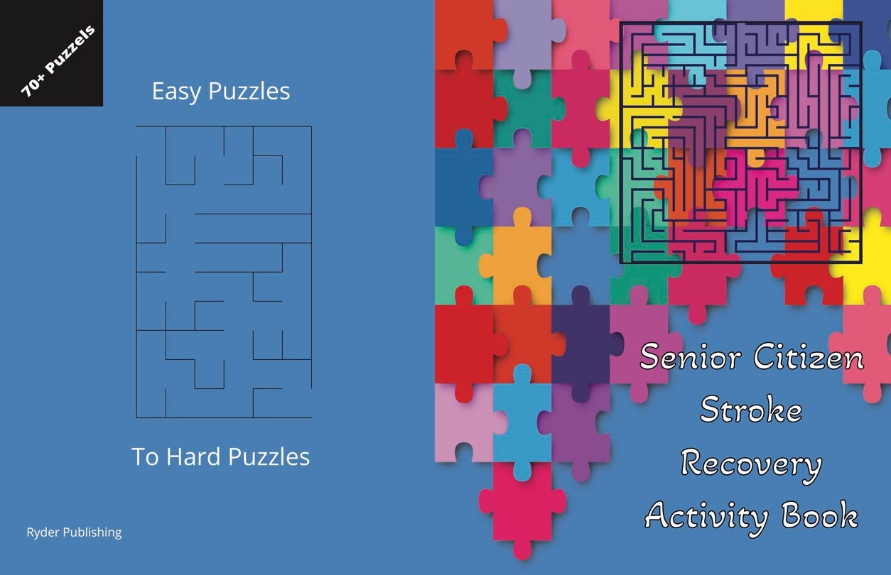 Recovery Puzz Less Senior Citizen Stroke Recovery Puzzle Book Gift - Etsy