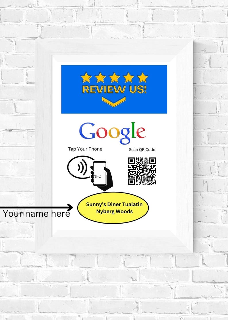 Google Review NFC Stand - Boost Your Business Reviews With One Tap or ...