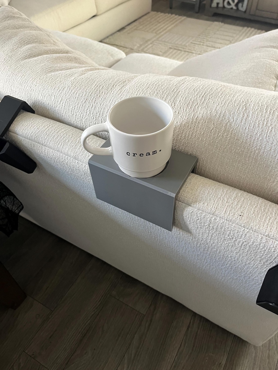 3D Printed Couch Shelf With Cup Holder: Space-saving Sofa Organizer - Etsy