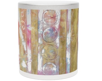 Merkaba - Metallic Mug (Silver\Gold)