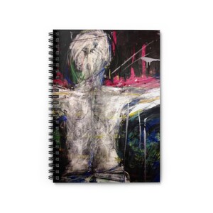 Brennen Jugendbuch Notizbuch, abstraktes Reflection Notizbuch, Künstler Notizbuch, Spiralgebundenes Journal für Schriftsteller, Skizzenbuch Journal