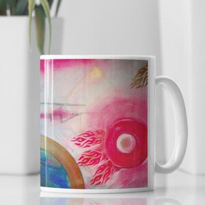 Stilvolle Kaffeetasse, handgefertigte Keramikkaffeetasse, inspirierende Keramiktasse, 11 Unzen Akzentkaffeetasse, ästhetische Keramiktasse, Geschenk für Kaffeeliebhaber