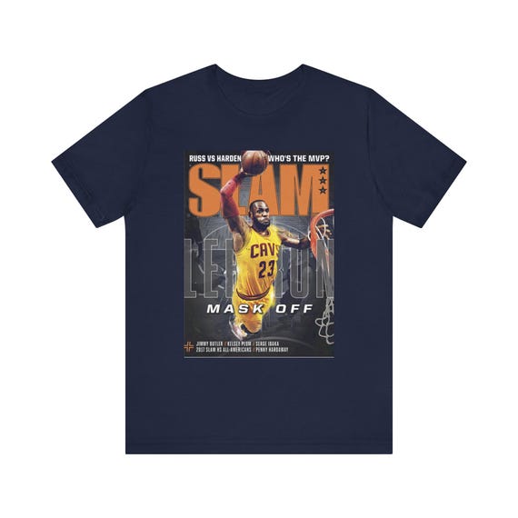Lebron James Cleveland Cavaliers NBA SLAM Cover T shirt Etsy