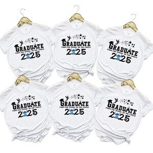 Personalized Stitch Graduation 2025 Shirt, Disney Graduation Trip Tee, Senior Stitch Tee,Stitch Angel School Gift Shirt, Class of 2025 Shirt afbeelding 2