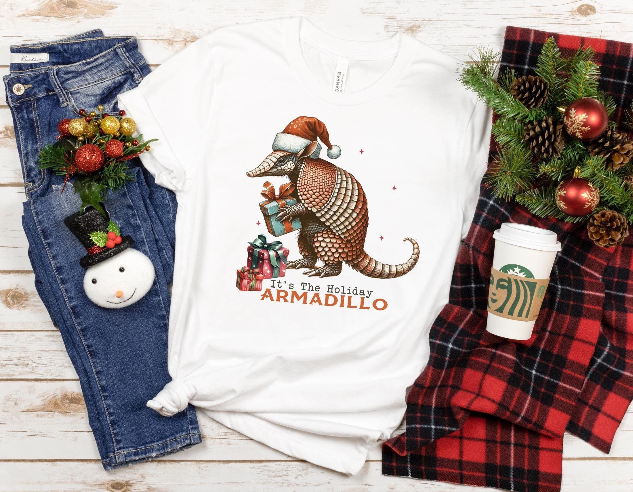 Friends Holiday Armadillo Ugly Christmas Sweater, Sweatshirt-LIMITED