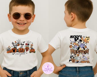 Disney Friends Halloween Toddler Backside Shirt,Disneyland Halloween Toddler Outfit,Spooky Disney Toddler Tee,Mickeys Halloween Candy Co