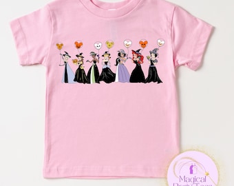 Disney Princess Halloween Toddler Shirt,Disneyland Princesses Happy Halloween Toddler Tee,Disney Spooky Princess Tee,Princess Balloon Tee