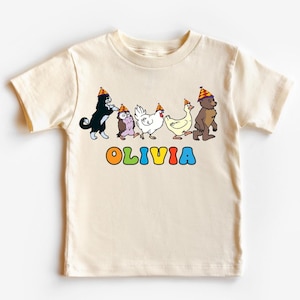 Custom Little Bear Shirt,Personalized Animal Lover Tees,Family Matching Party,Kids Daughter Gift,Animal Kids,Animated TV ShowTee