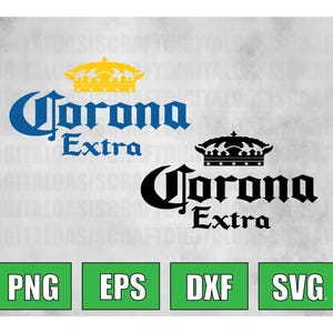 Corona Extra Logo / digital download / svg / eps / dxf / instant download / gift for beer fan