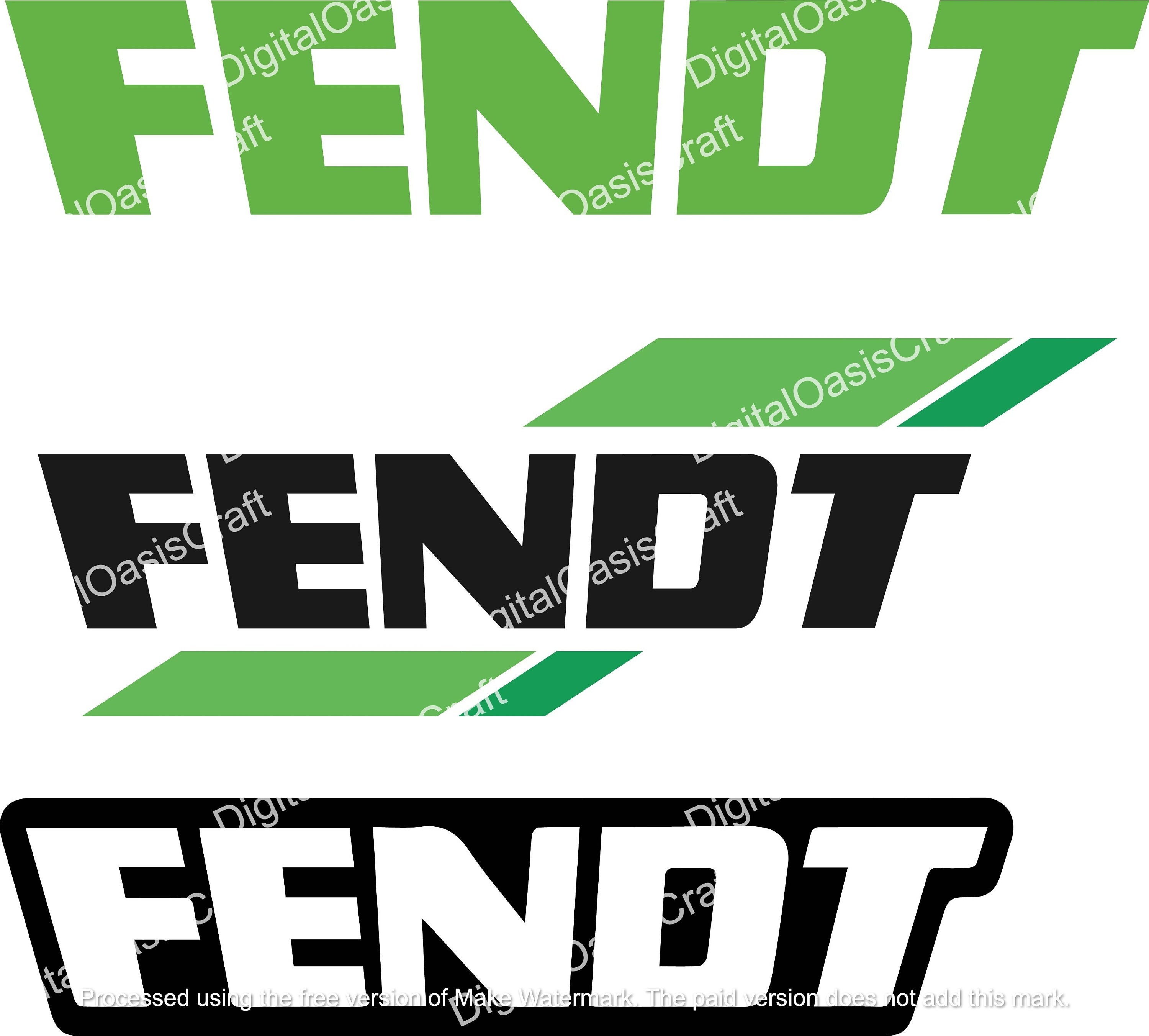 Fendt Tractor Logo / Digital Download / Svg / Eps / Dxf / Instant