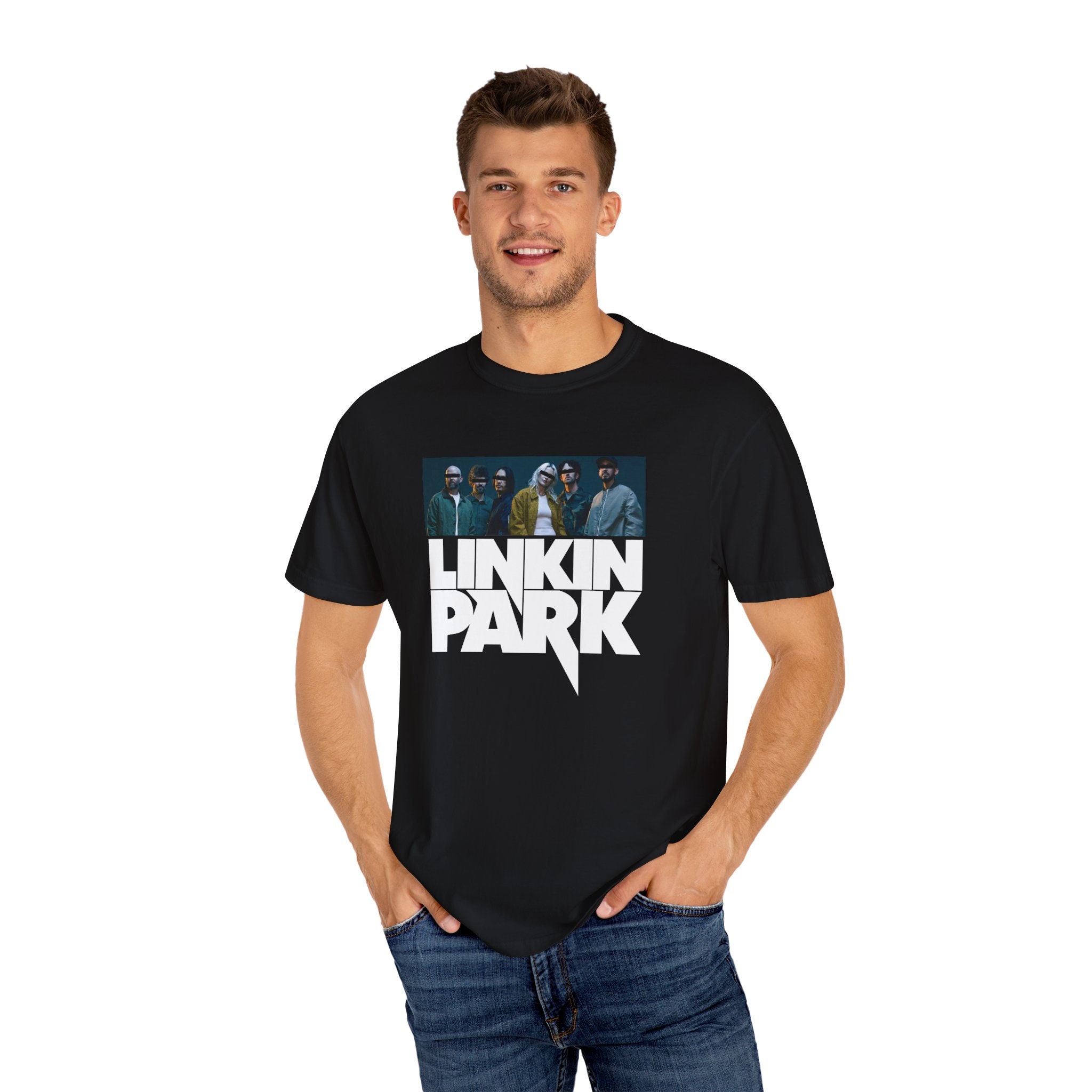 LINKIN PARK バンドTシャツ ユニセックス: Logos Rectangle