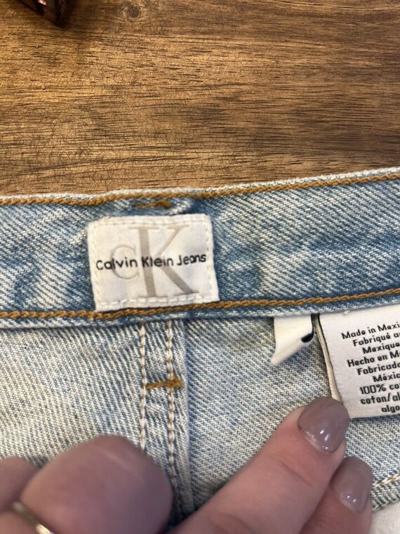 Vintage Calvin Klein Mom Jeans High Waist Sz 8 En… - image 6