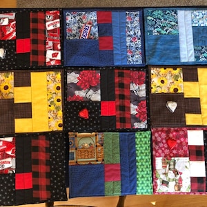Mug Rugs Quilted Coasters with Pocket for Coffee and Snacks