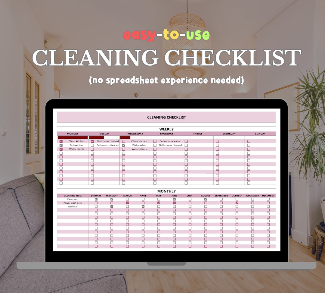 cleaning-checklist-spreadsheet-template-for-google-sheets-cleaning