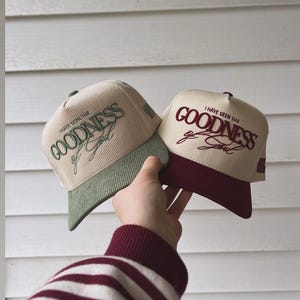 Embroidered Christian Trucker Hat: Faith-Based Snapback afbeelding 2