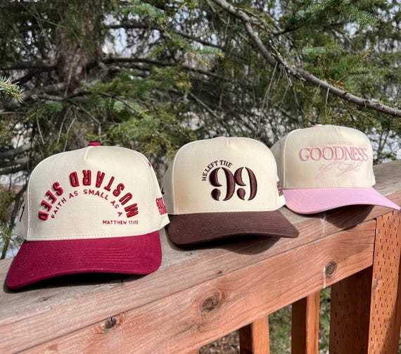 Embroidered Christian Trucker Hat: Faith-Based Snapback