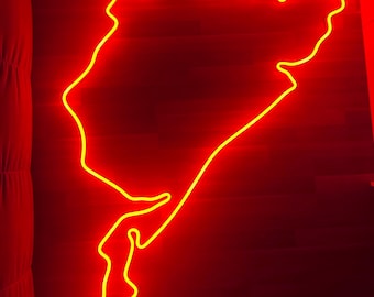 Cuerda Govee / Nürburgring / Riel guía LED / Sin LED / Decoración de salón / Juegos / Regalo / Nordschleife