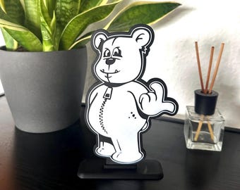 3D printed Hardcore Bear standee