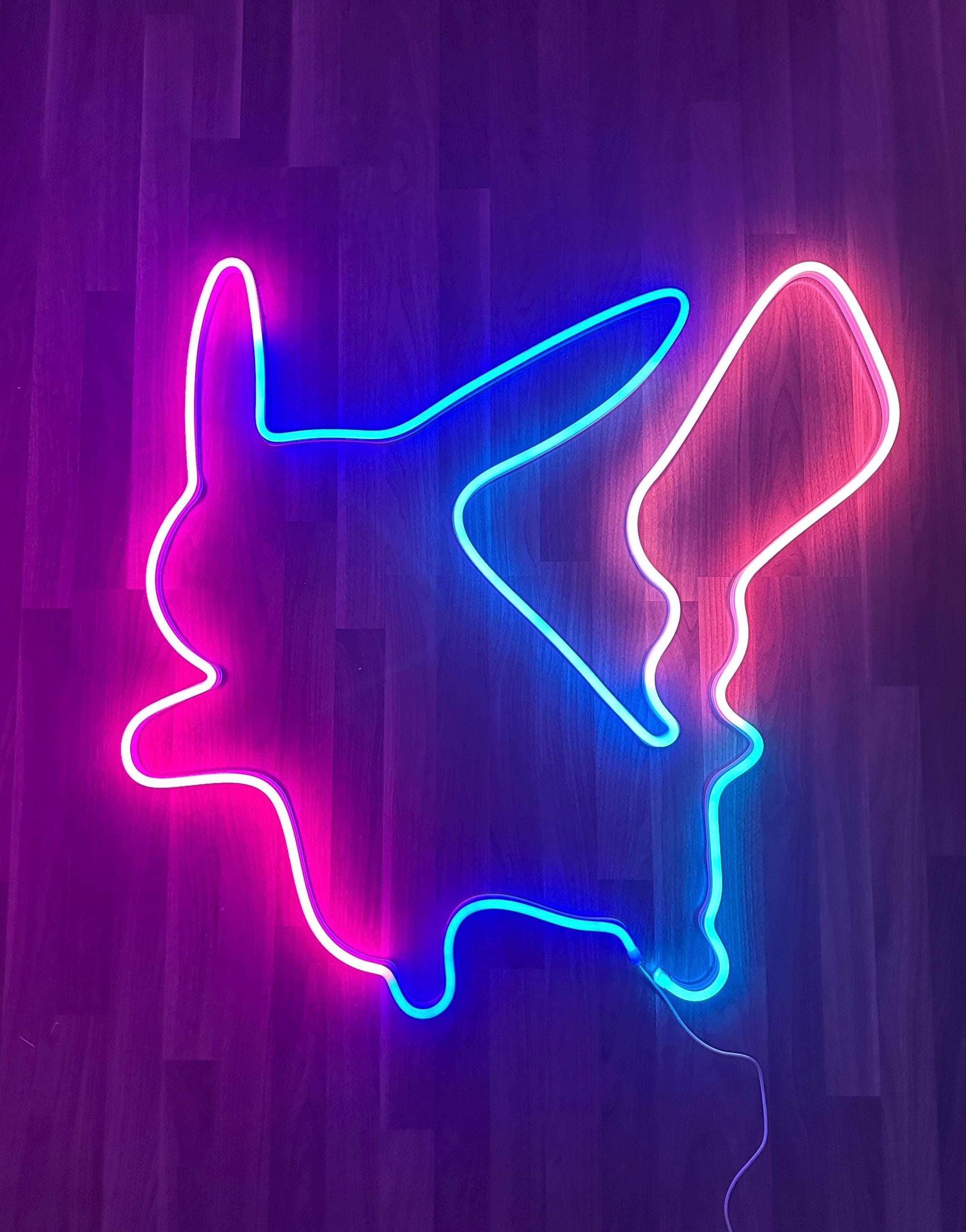 Pikachu neon sign - Etsy 日本