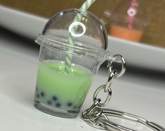 Llavero de té con leche Boba