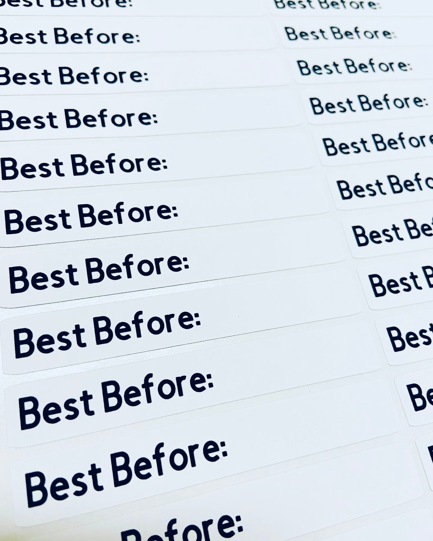 Problems Before Sticker Best Before Stickers | Various Designs | Personalise | Add Logo | Gloss ...